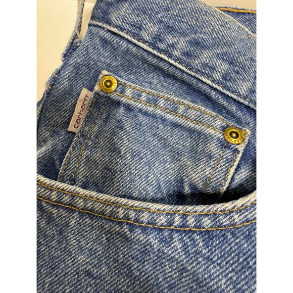 Vtg Carhartt Men’s B17 DST Relaxed Fit Jeans Sz 48X30 Work Wear Grunge Skater - Picture 5 of 9